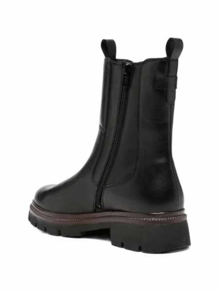 Botine chelsea Tamaris din piele chunky negru