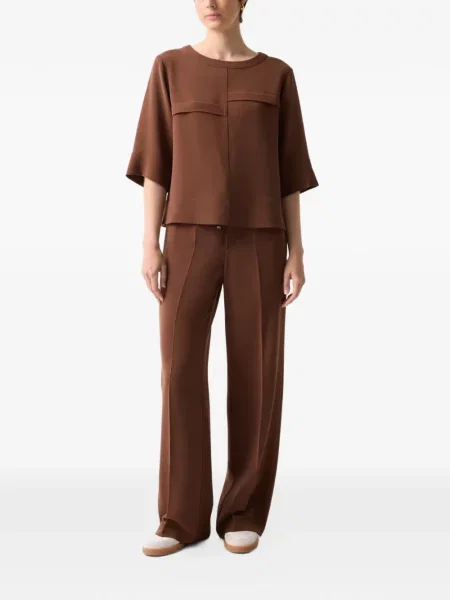 Pantaloni Bogner cu cordon maro