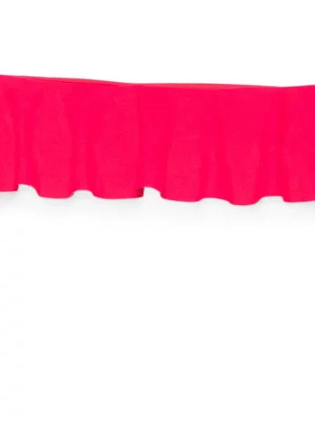 Bikini Dondup cu volane roz
