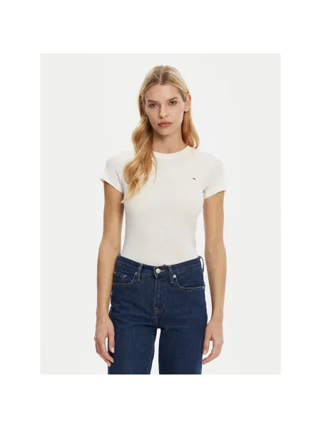 Tommy Jeans Majica bela
