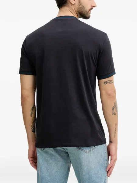 Kerek nyakú póló Armani Exchange fekete