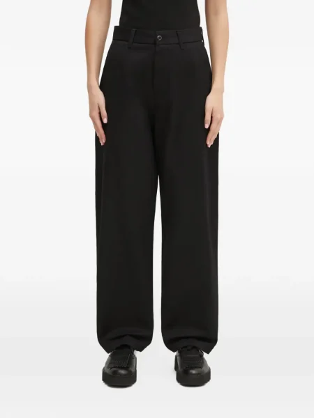 Pantaloni Carhartt Wip cu autograf negru