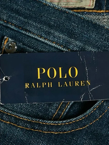Tricou polo Polo Ralph Lauren din piele de căprioară cu broderie cu dungi alb
