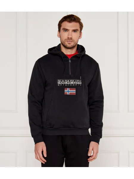Napapijri Hanorac Burgee | Relaxed fit negru
