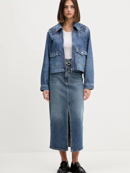 Jeans jakna Tommy Jeans mornarsko modra
