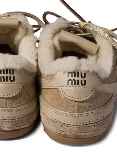 Sneakerși Miu Miu din piele