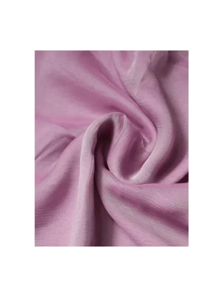 Jedwabna szal Dolce And Gabbana kopertowa z logo różowa