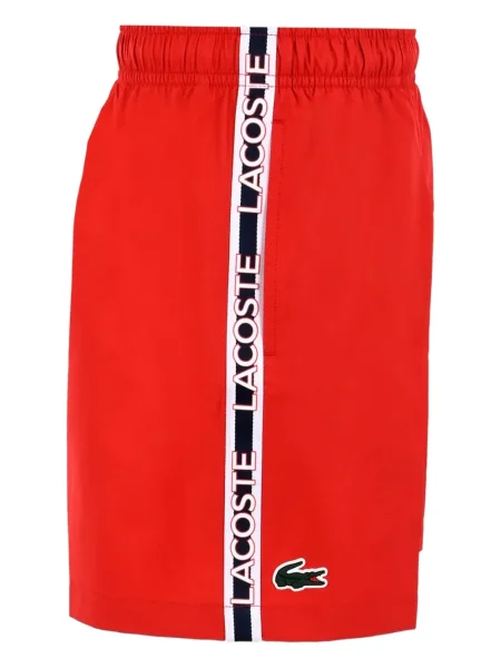 Pantaloni scurți copii Lacoste roșu