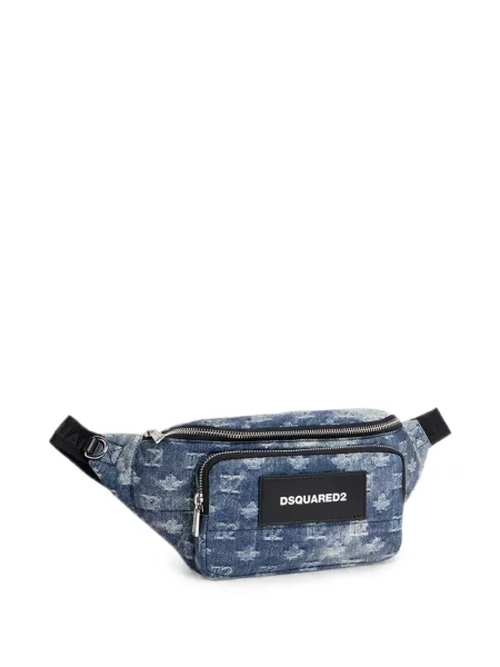 Cu centură curea Dsquared2 albastru