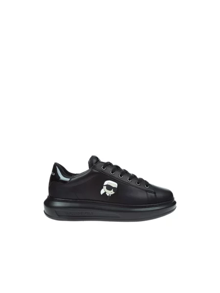 Sneakersy Karl Lagerfeld skórzane czarne
