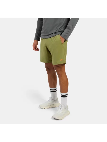Reebok szorty WOR Woven male Grit Green Size: XS zielone