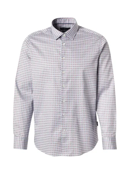 Bugatti Cămașă nisipiu / deschis / verde / mov zmeură albastru