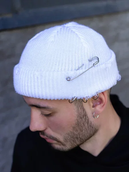Шапка Without белая
