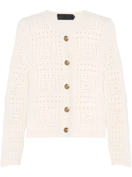 Cardigan Nili Lotan din cașmir alb