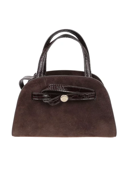 Torebka Tory Burch zamszowa brązowa