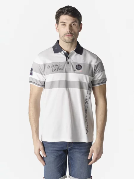 KOROSHI Tricou gri deschis / murdar alb