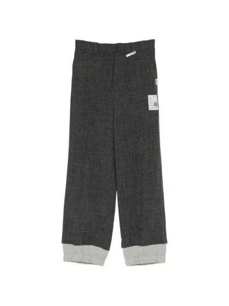 Pantaloni Maison Mihara Yasuhiro cu model pepito gri