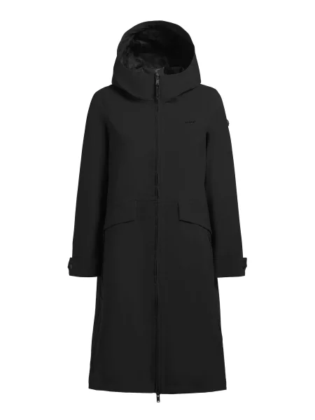Khujo Prehoden plašč FEMKE črna