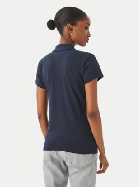 Tommy Hilfiger Polo majica Logo Mornarsko modra