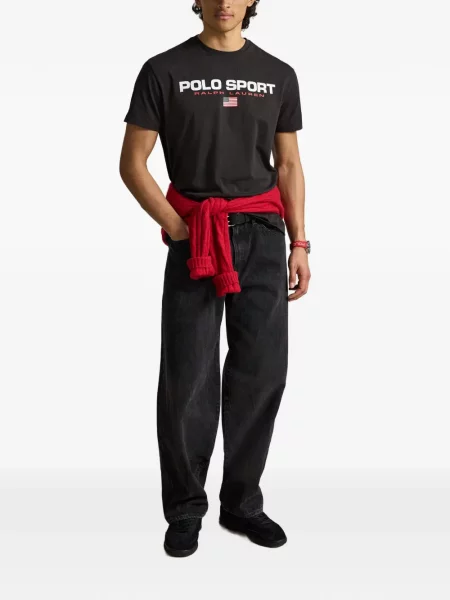 Șosete Polo Ralph Lauren cu broderie în carouri de flanelă verde