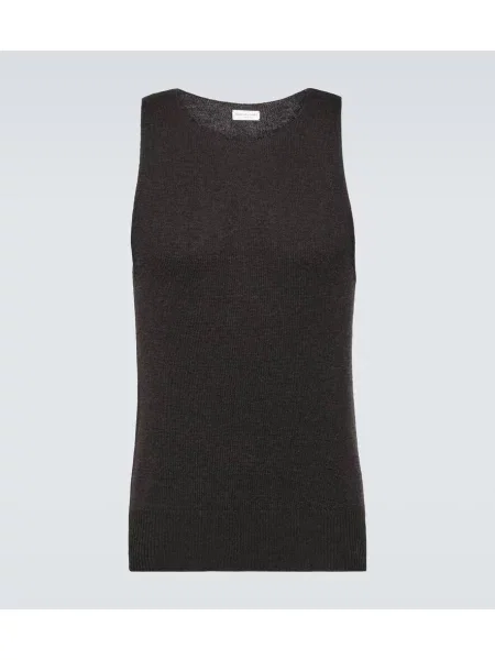 Volneni volneni telovnik Dries Van Noten rjava