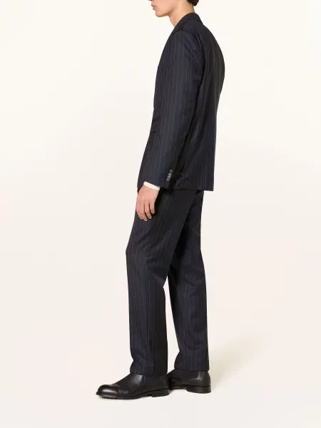 Roy Robson Oblekové Kalhoty Střih Regular Fit dark blue modré