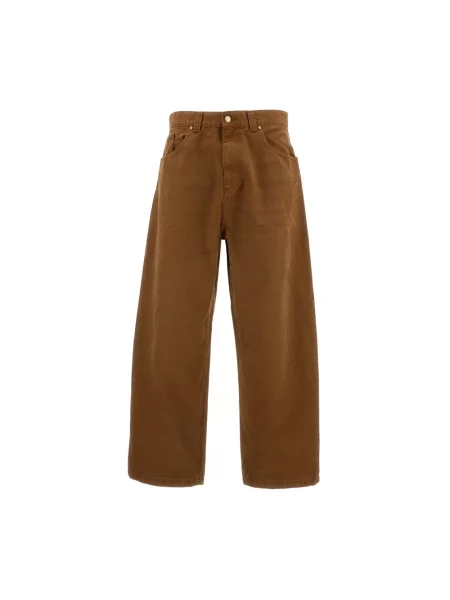 Spodnie Carhartt Wip brązowe