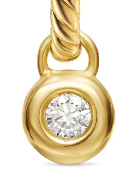 Deimantas auskarai David Yurman geltona