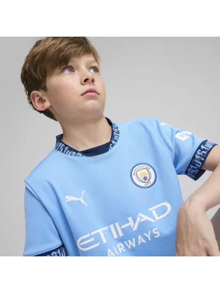 PUMA Młodzieżowa koszulka domowa Manchester City Odzież niebieski