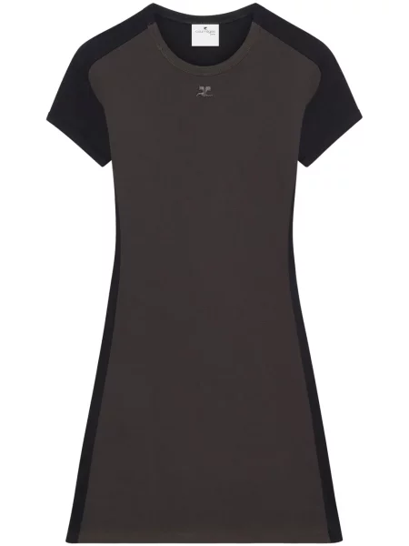 Rochie mini Courreges de costum maro