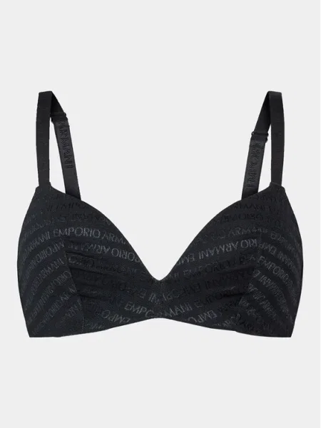 Hálós melltartó Emporio Armani Underwear fekete