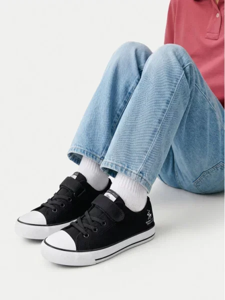 Sneakers Beverly Hills Polo Club μαύρο