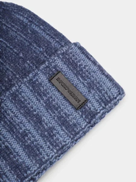 Шапка Emporio Armani синяя