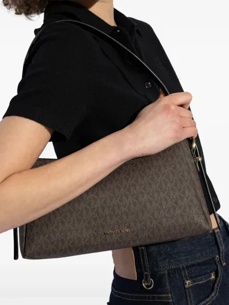 Кожени маратонки Michael Michael Kors бродирани с леопардов принт черно