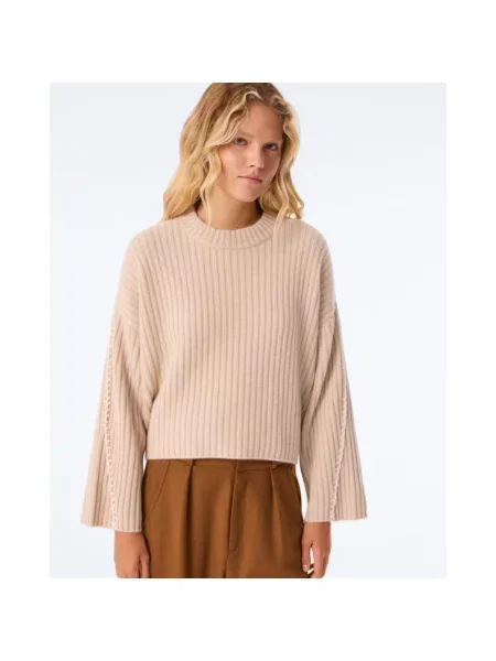 Sweter Kujten z kaszmiru beżowy