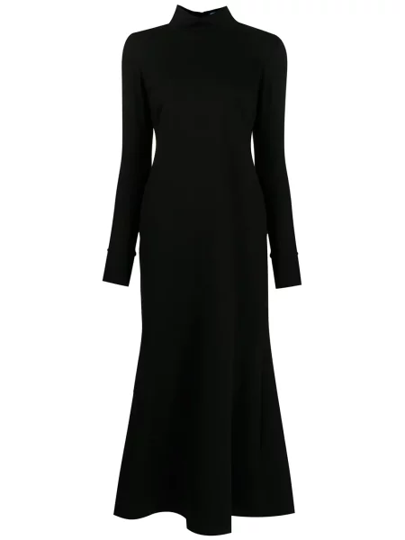 Rochie midi Macgraw până la genunchi de costum negru