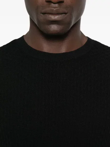 Pulover Emporio Armani de lână negru