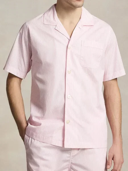 Polo Ralph Lauren pyžamová košile růžová