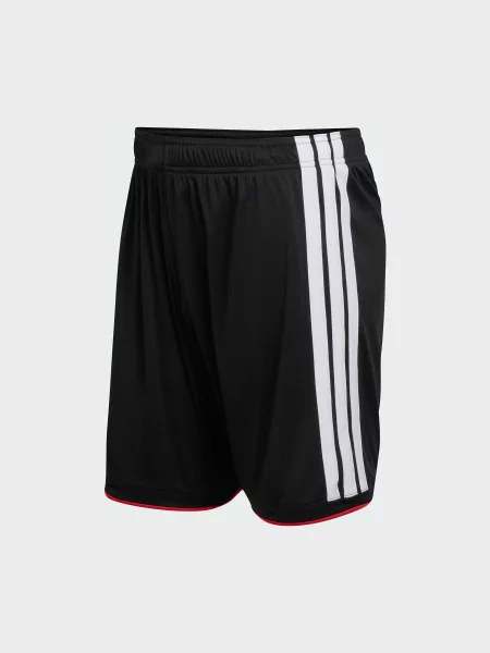 Переработанный спортивные шорты Adidas черные