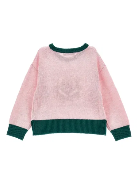 Sweter dziecięcy Monnalisa różowy