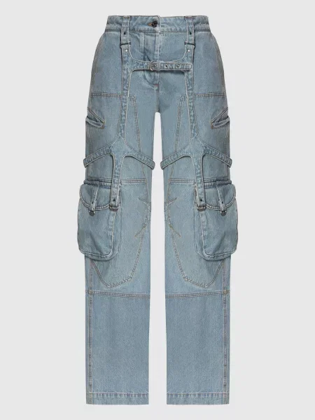 Джинсы Off-white голубые