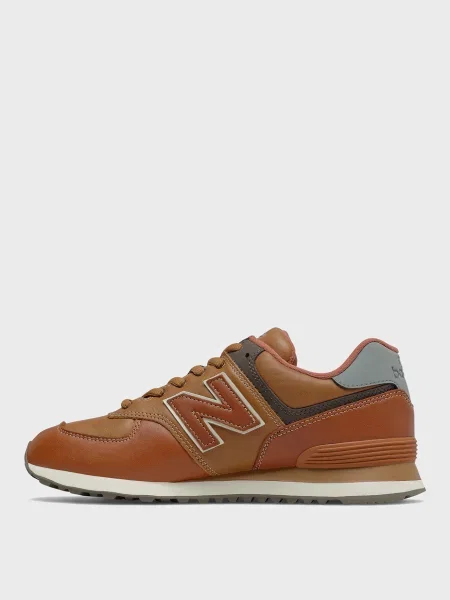 Кожаные кроссовки New Balance