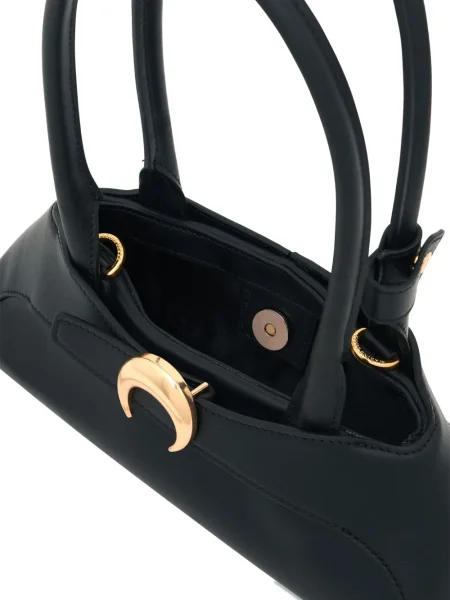 Geanta de piele Marine Serre din piele negru