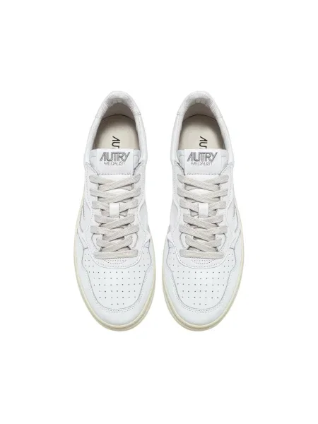 Pantofi Autry din piele alb