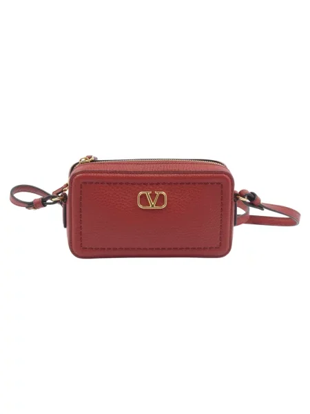 Torebka crossbody Valentino skórzana czerwona