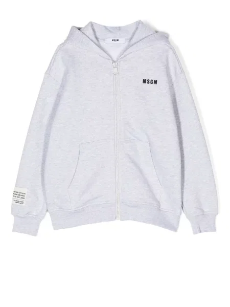 Bluza z kapturem dziecięca Msgm szara