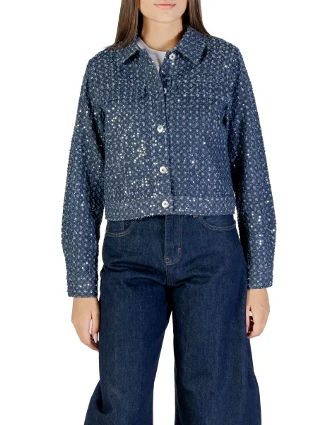 Geacă de blugi Only albastru