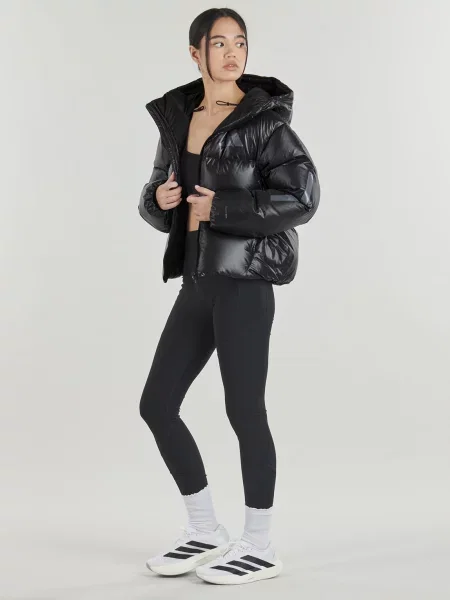 Páperová bunda Adidas čierna