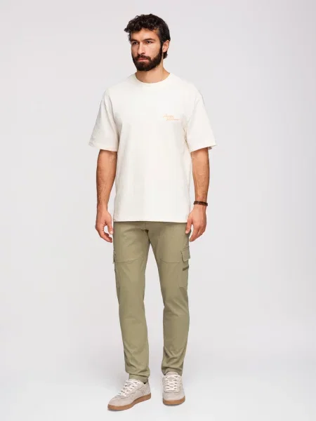 Ombre Pantaloni cu verde