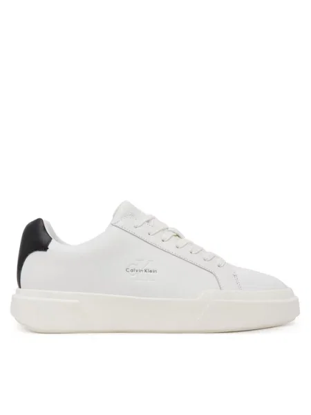 Calvin Klein Sneakersy Chunky Cupsole Laceup Lth biały